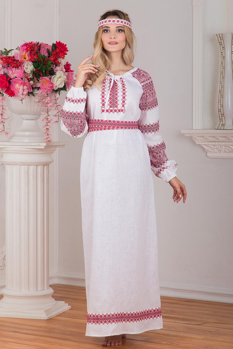 A playful frame from Women in Slavic costumes — online in Srinagar